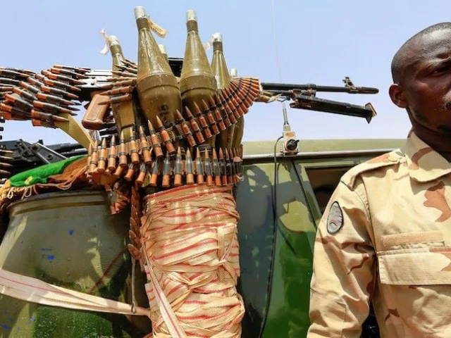 a member of sudan s rapid support forces rsf paramilitary which has been fighting the nation s army since last april photo reuters a member of sudan s rapid support forces rsf paramilitary which has been fighting the nation s army since last april photo reuters