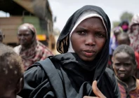 amani abdullah a sudanese woman from darfur region mourning on death of her husband photo reuters