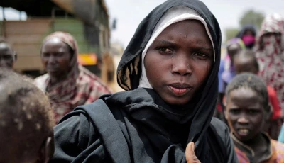 amani abdullah a sudanese woman from darfur region mourning on death of her husband photo reuters