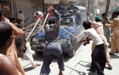 fighting for their homes katcha bunder demolition process begins with tear gas and baton charge