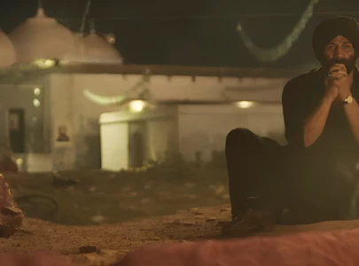 amidst crush india posters tara singh journeys to lahore in gadar 2 teaser