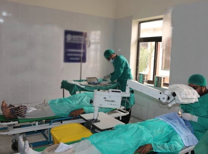 surgeons restore eyesight of 101 year old man in rare cataract surgery success in rawalpindi