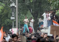 hidden in plain sight cctv camera at the jantar mantar protest site where supporters of india s cockroach janta party have gathered in new delhi photo reuters