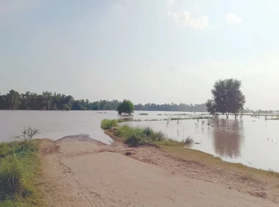 water surge in sutlej triggers evacuation water surge in sutlej triggers evacuation