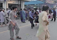 terror attack people evacuate an injured victim after a suicide bombing in swat photo afp terror attack people evacuate an injured victim after a suicide bombing in swat photo afp