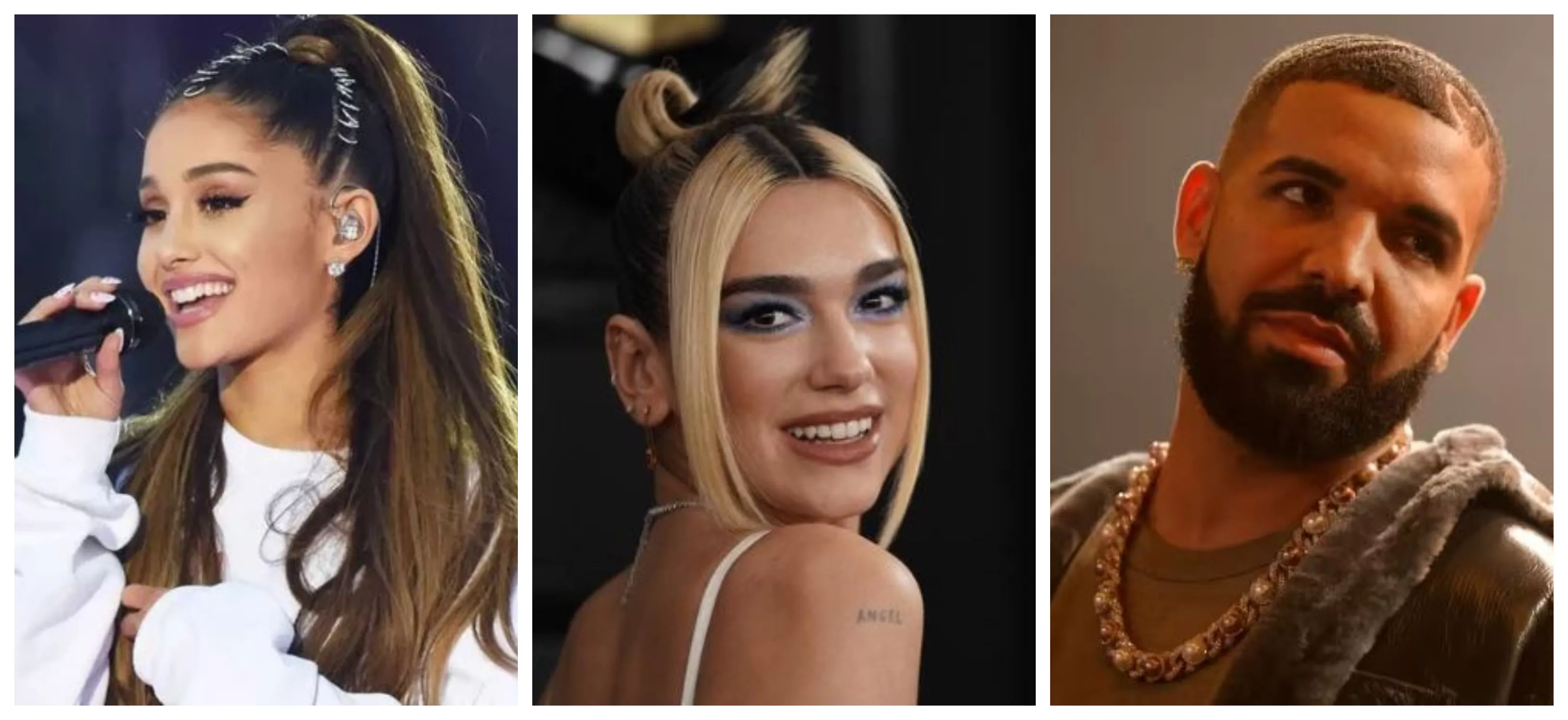 ariana grande dua lipa and drake sign artists4ceasefire letter to joe biden