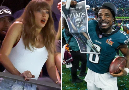 C.J. Gardner-Johnson trolls Taylor Swift fans at Eagles Super Bowl parade