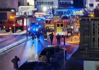 there has been a massive explosion fire at le constellation bar in crans montana switzerland around 1 30 am on jan 1 2026 source x com rebel warriors