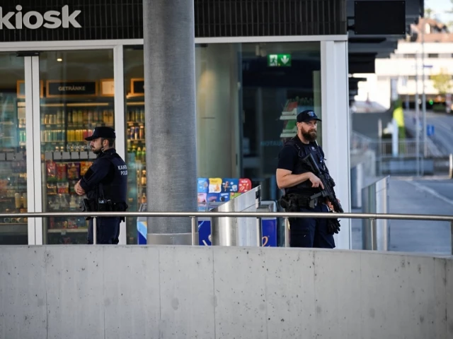 police officers stand near the site of a deadly shooting at an event according to the police at a train station in aarau switzerland august 30 2026 photo reuters police officers stand near the site of a deadly shooting at an event according to the police at a train station in aarau switzerland august 30 2026 photo reuters