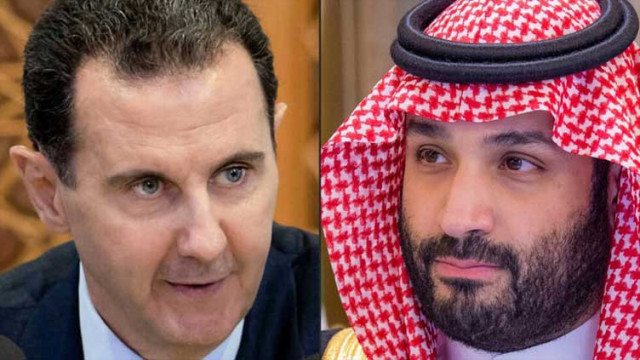syrian president bashar al assad pictured on the left and saudi crown prince mohammed bin salman photo afp syrian president bashar al assad pictured on the left and saudi crown prince mohammed bin salman photo afp
