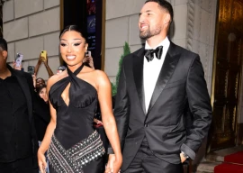 klay thompson and megan thee stallion go official at nyc gala klay thompson and megan thee stallion go official at nyc gala