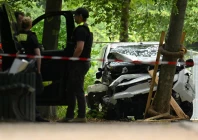 the vehicle which crashed into a crowd near berlin s annual christopher street day pride parade on saturday evening leaving multiple people injured and the parade called off in berlin germany july 26 2026 reuters the vehicle which crashed into a crowd near berlin s annual christopher street day pride parade on saturday evening leaving multiple people injured and the parade called off in berlin germany july 26 2026 reuters