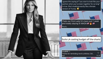 the white house revealed melania trump s official portrait and the internet did not hold back