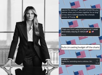 the white house revealed melania trump s official portrait and the internet did not hold back the white house revealed melania trump s official portrait and the internet did not hold back