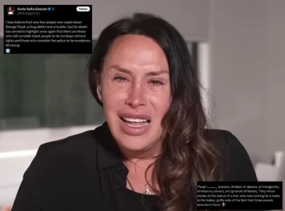 watch karla sof a gasc n defends those racist tweets in a chaotic cnn interview