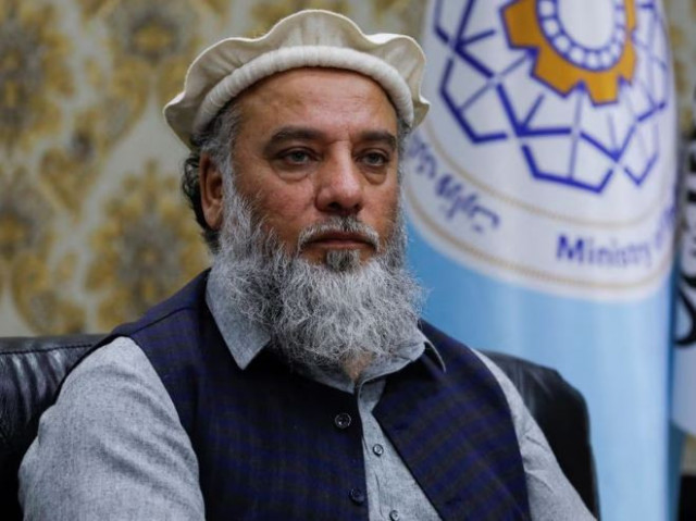 nooruddin azizi acting afghan minster of commerce and industry speaks during an interview with reuters in kabul afghanistan february 22 2023 photo reuters nooruddin azizi acting afghan minster of commerce and industry speaks during an interview with reuters in kabul afghanistan february 22 2023 photo reuters