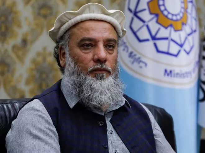 nooruddin azizi acting afghan minster of commerce and industry speaks during an interview with reuters in kabul afghanistan february 22 2023 photo reuters nooruddin azizi acting afghan minster of commerce and industry speaks during an interview with reuters in kabul afghanistan february 22 2023 photo reuters