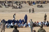 taliban flogging people in open ground photo amu tv