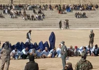 taliban flogging people in open ground photo amu tv