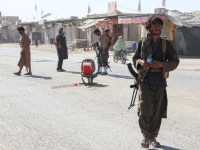 afghan taliban patrol near the afghanistan pakistan border in spin boldak kandahar province on october 15 photo reuters