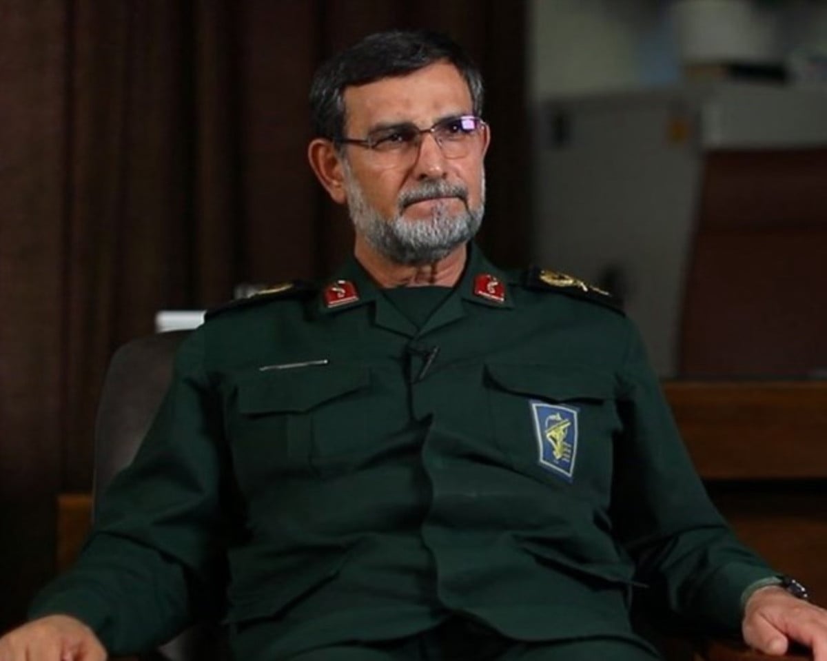 Commander of the Islamic Revolution Guards Corps (IRGC) Alireza Tangsiri was assassinated in a strike on port city of Bandar Abbas. Photograph: Tasnim