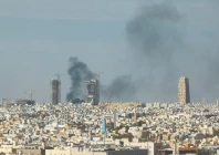 smoke rises above the city skyline in riyadh amid the us israeli conflict with iran photo reuters