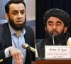 a combination of file photos featuring federal information minister attaullah tarar left and afghan taliban regime spokesperson zabihullah mujahid