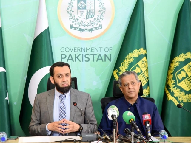 information minister attaullah tarar addresses a press conference alongside law minister azam nazeer tarar in islamabad on sunday april 27 2025 photo pid information minister attaullah tarar addresses a press conference alongside law minister azam nazeer tarar in islamabad on sunday april 27 2025 photo pid