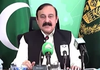 federal minister for parliamentary affairs tariq fazal chaudhry addresses a press conference in islamabad on sunday screengrab