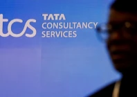 a man walks past a logo of tata consultancy services tcs before a press conference announcing the company s quarterly results in mumbai india january 11 2024 reuters a man walks past a logo of tata consultancy services tcs before a press conference announcing the company s quarterly results in mumbai india january 11 2024 reuters