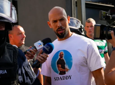 andrew tate goes off after being placed on house arrest following release from custody