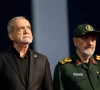 iranian president masoud pezeshkian and adviser to iran s supreme leader mohsen rezaei attend a farewell ceremony for iran s late supreme leader ayatollah ali khamenei who was killed on february 28 during israeli and us airstrikes on iran for international delegates at the imam khomeini grand mosalla in tehran iran july 3 2026 reuters