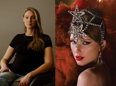 kylie kelce hilariously reacts to taylor swift s wood about travis kelce