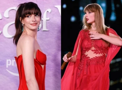 anne hathaway enjoys taylor swift eras tour show in germany