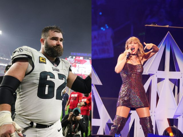 jason kelce shares the moment he got emotional at taylor swift s eras tour london concert