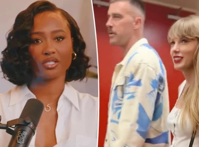 travis kelce s ex kayla nicole responds to backlash from swifties leave me alone