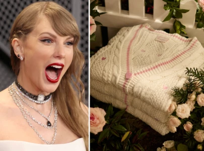 taylor swift releases limited edition lover cardigan with pink hearts taylor swift releases limited edition lover cardigan with pink hearts