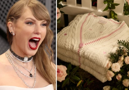 Taylor Swift releases limited edition 'Lover Cardigan' with pink