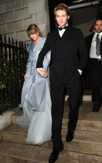 Taylor Swift and Joe Alwyn attended the Vouge BAFTA party together in 2019. (Image: Getty Images)