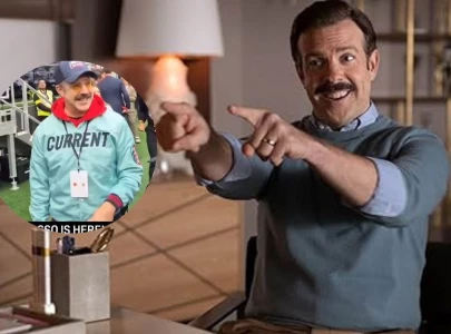 jason sudeikis brings ted lasso energy to nfl london game during vikings vs browns matchup