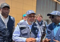 world health organisation who director general tedros adhanom ghebreyesus arrives in bunia in the eastern democratic republic of the congo on may 30 2026 photo afp