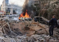 emergency personnel respond at a site following iranian missile barrages in tel aviv photo reuters