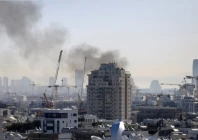 smoke rises following iranian missile barrages in tel aviv photo reuters