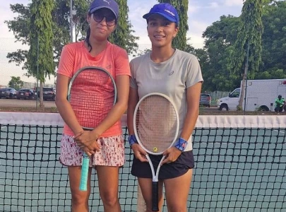 pak india doubles pair light up itf event in nigeria pak india doubles pair light up itf event in nigeria