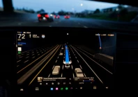 a tesla model 3 is shown driving on the highway with fsd 14 2 2 3 self driving supervised software in california united states on january 28 2026 photo reuters