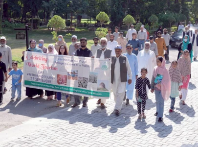 awareness walk highlights taxila s heritage awareness walk highlights taxila s heritage