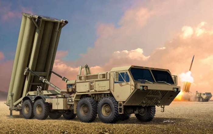 a file image of thaad anti ballistic missile system photo file