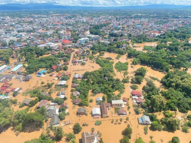 1 2 an aerial view shows trees and houses in the aftermath of floods in phrae province thailand august 24 2024 thailand s department of royal rainmaking and agricultural aviation handout via reuters purchase licensing rights 1 2 an aerial view shows trees and houses in the aftermath of floods in phrae province thailand august 24 2024 thailand s department of royal rainmaking and agricultural aviation handout via reuters purchase licensing rights