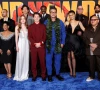 director destin daniel cretton poses with cast members sadie sink tom holland zendaya jacob batalon krondon michael mando liza colon zayas tramell tillman and jon bernthal as they attend the world premiere for the film spider man brand new day in los angeles california u s july 27 2026 photo reuters