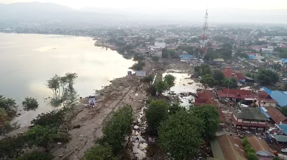 The damage after an earthquake is seen in Palu. PHOTO: REUTERS